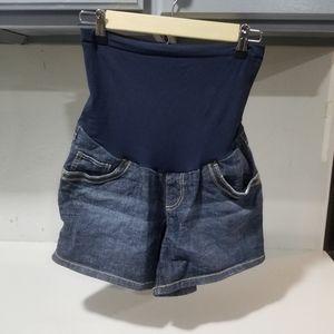 Maternity  Shorts  Indigo blue